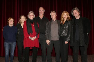 From left to right: Kelly Reichardt, Jodie Foster, Kristi Zea, John Sayles, Ron Bozman, Jenny Lumet and Raymond De Felitta